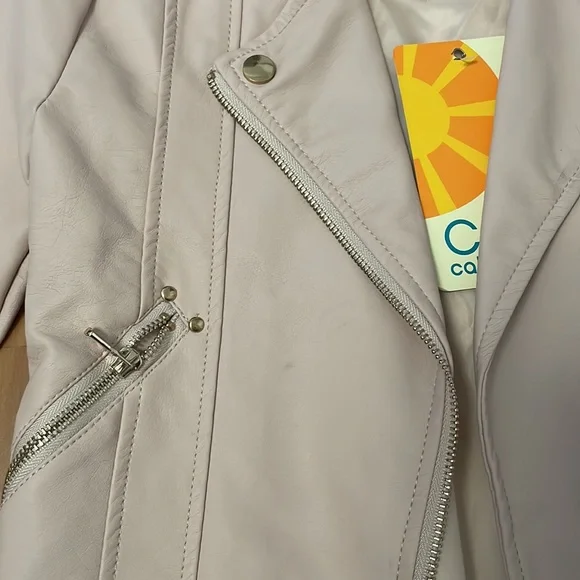 Brand new C & C California faux leather girls jacket w/sequined unicorn - Picture 2 of 7